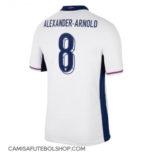 Camisa de time de futebol Inglaterra Alexander-Arnold #8 Replicas 1º Equipamento Europeu 2024 Manga Curta